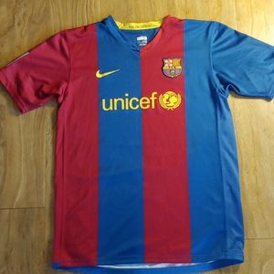 Nike FC Barcelona Soccer jersey kids XL